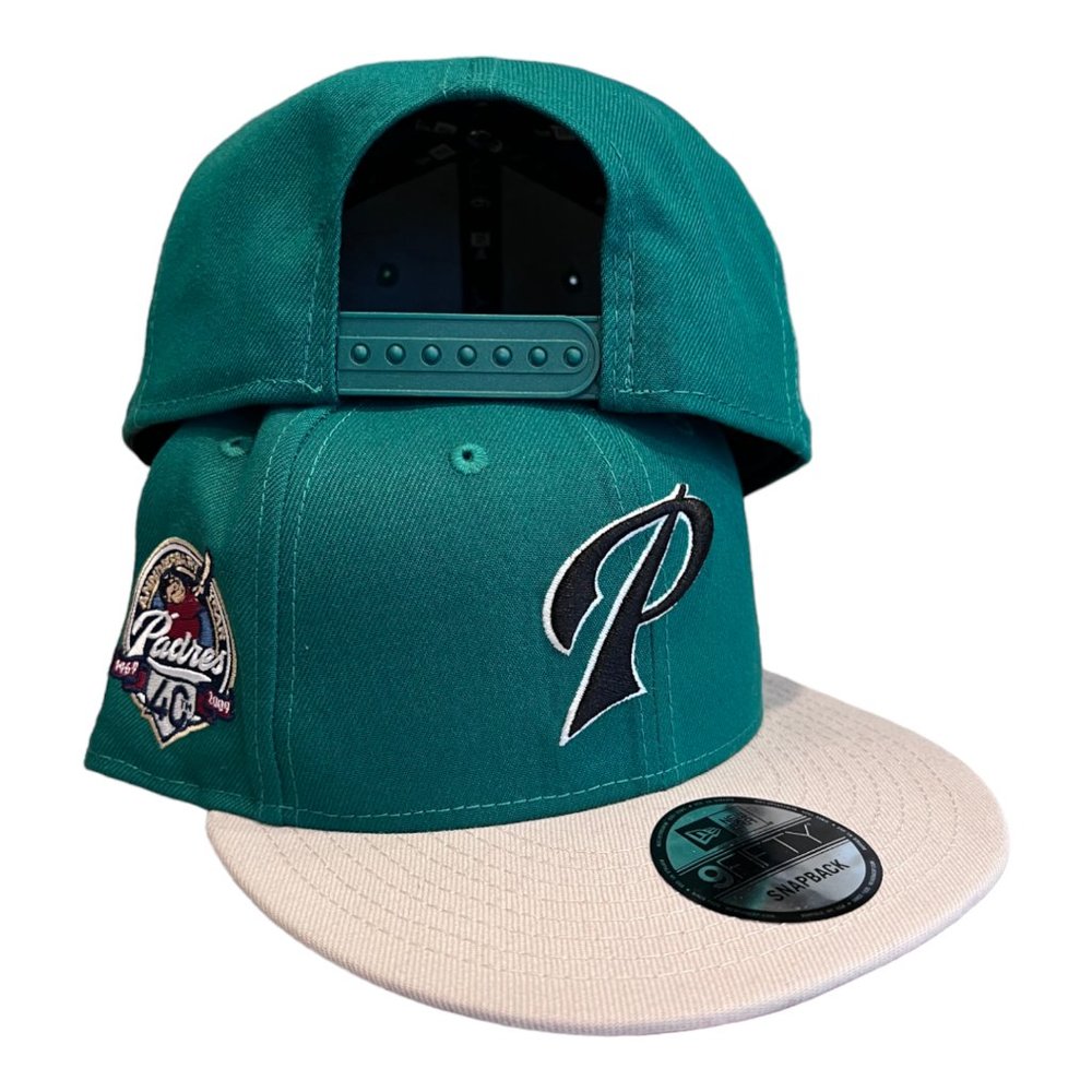 New Era San Diego Padres 9FIFTY Snapback Hat Cap 40th Year Side Patch - Picture 2 of 5